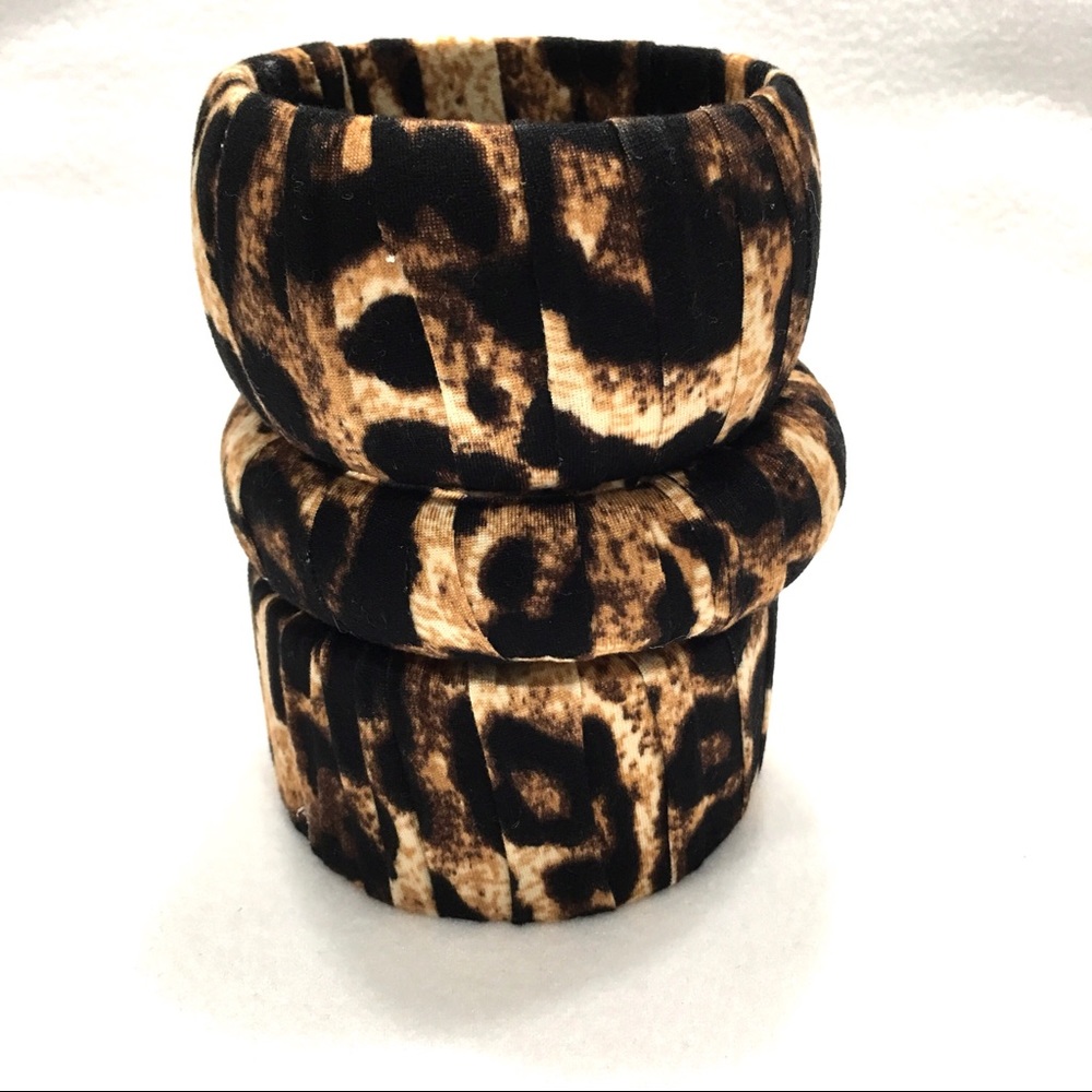 Chunky Animal Print Bracelets